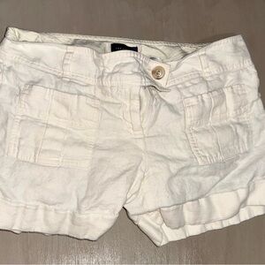 The Limited Cream Cargo Shorts